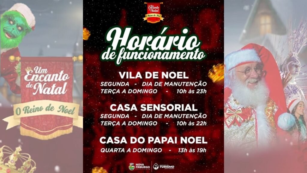 HORÁRIOS DA VILA NOEL