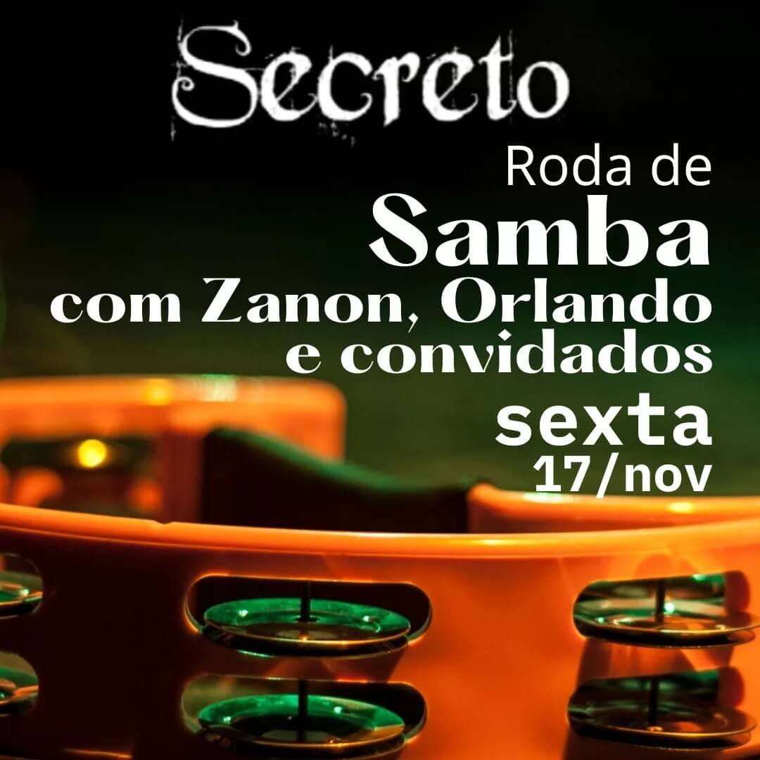 Vocês pediram e o Secreto ouviu... Vai ter repeteco da " Roda de Samba do Secreto"! Informações e reservas: 22 992352055 (Somente Whatsapp)