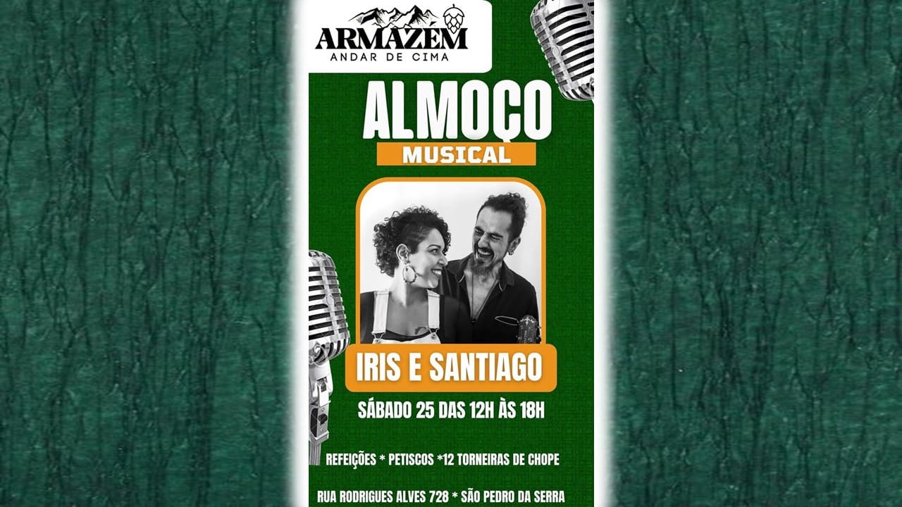 ALMOÇO MUSICAL 25/05/24