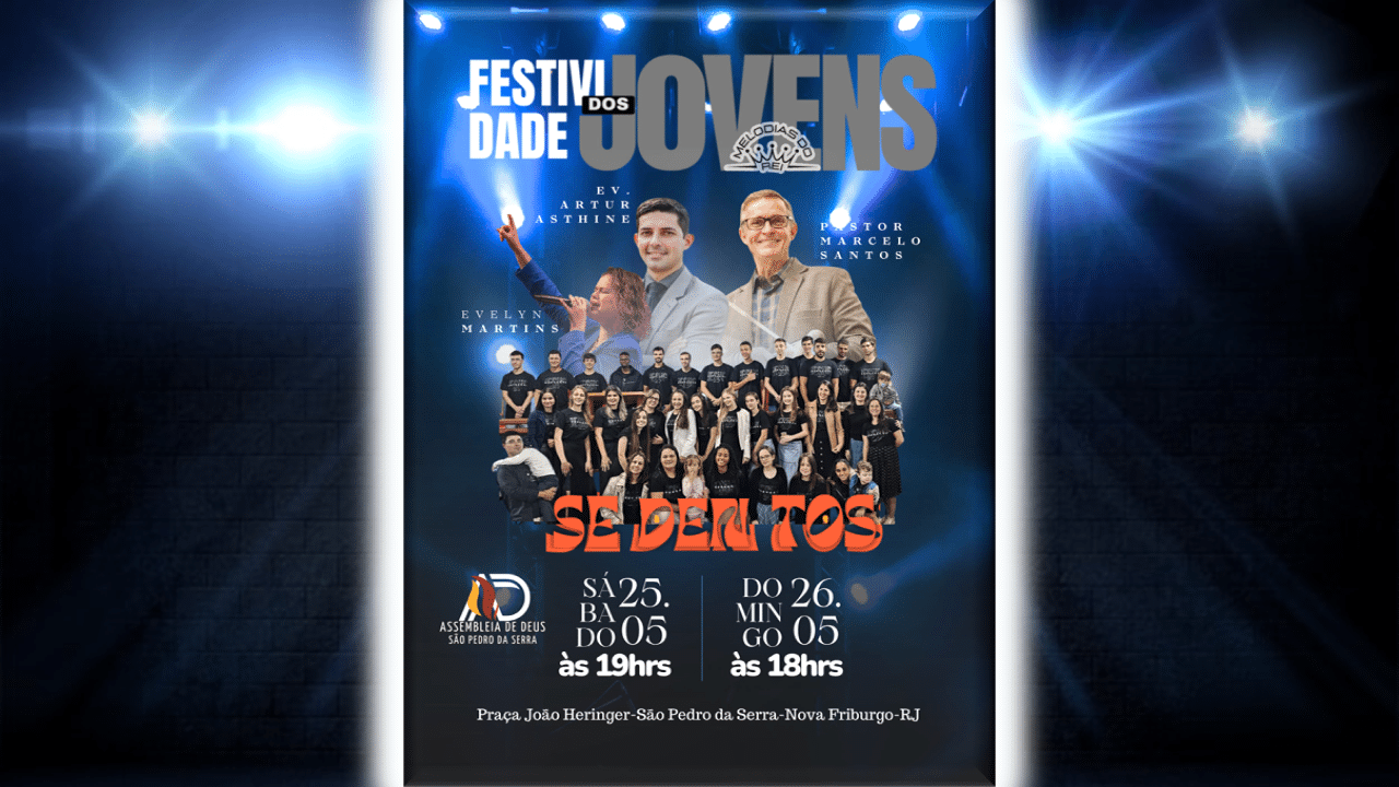 FESTIVIDADE DOS JOVENS 26 E 25/05/24