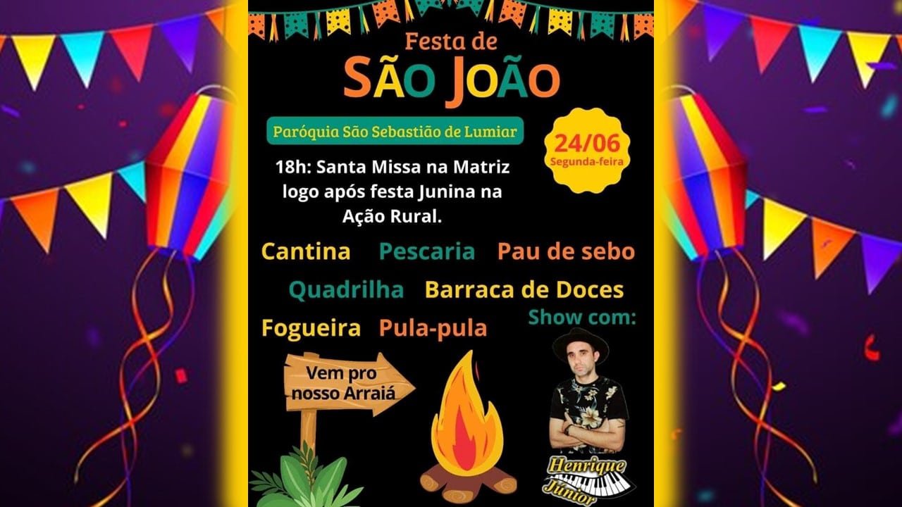 SÃO JOÃO 24/06/24