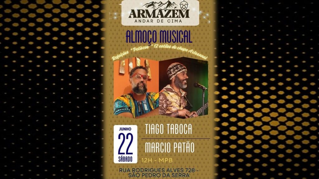 ALMOÇO MUSICAL 22/06/24