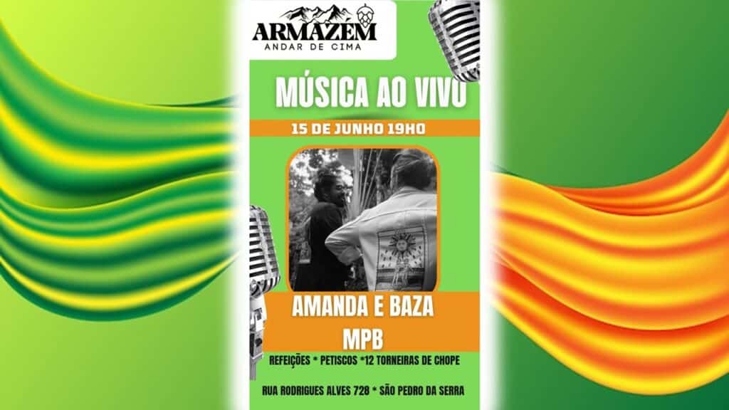 MÚSICA AO VIVO 15/06/24