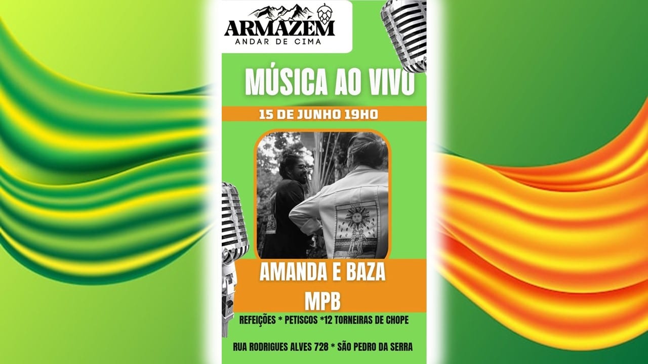 MÚSICA AO VIVO 15/06/24