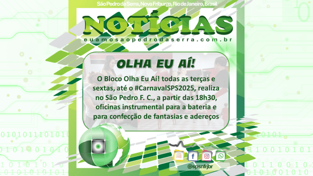 Oficinas Bloco Olha Eu Aí! 24/01/2025