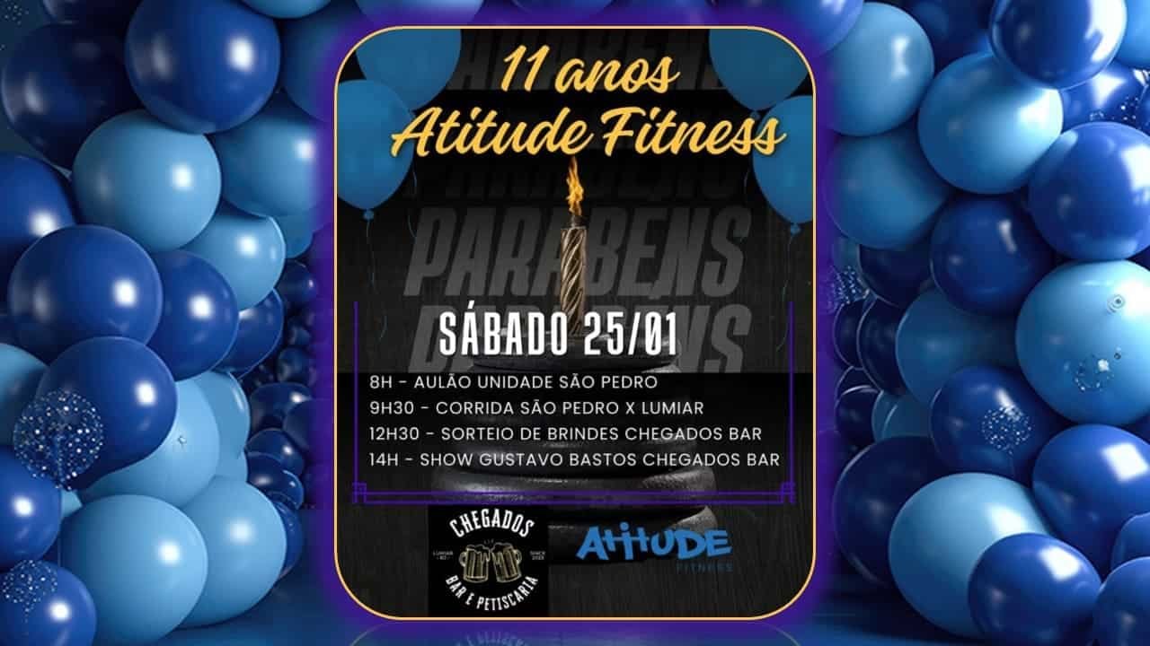 ATITUDE FITNESS - 11 ANOS