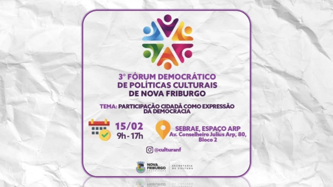 3º FÓRUM DEMOCRÁTICO 15/02/2025