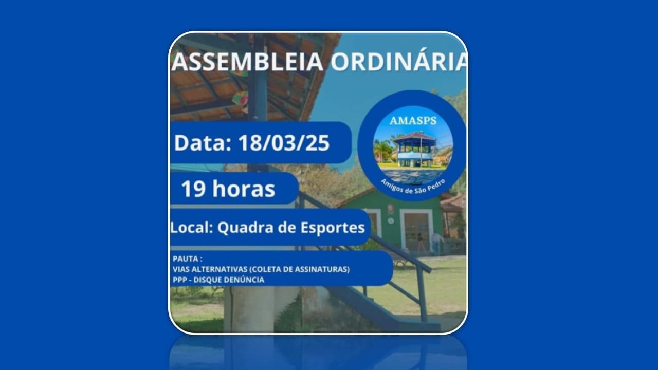 ASSEMBLEIA AMAPSPS 18/03/2025