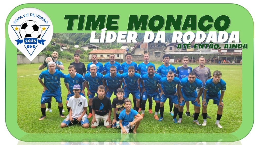 TIME LÍDER DA 4ª RODADA 23/03/2025