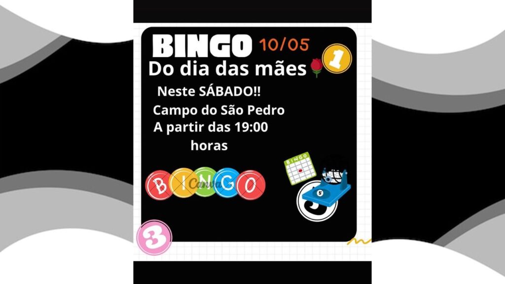 BINGO DIA DAS MÃES 10/05/2025