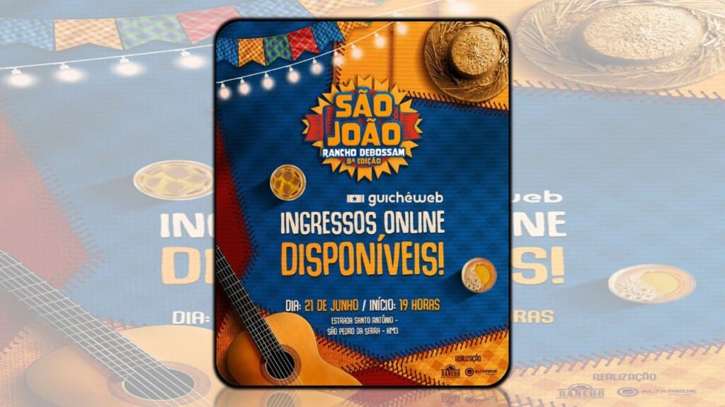 INGRESSOS RANCHO DEBOSSAM 21/06/2025