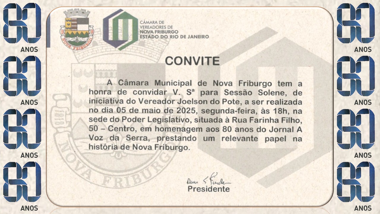 SESSÃO SOLENE 80 ANOS VOZ 05/05/2025