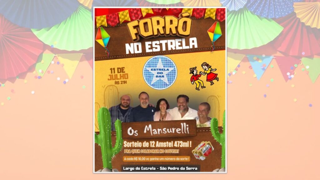 FORRÓ NO ESTRELA 11/07/2025