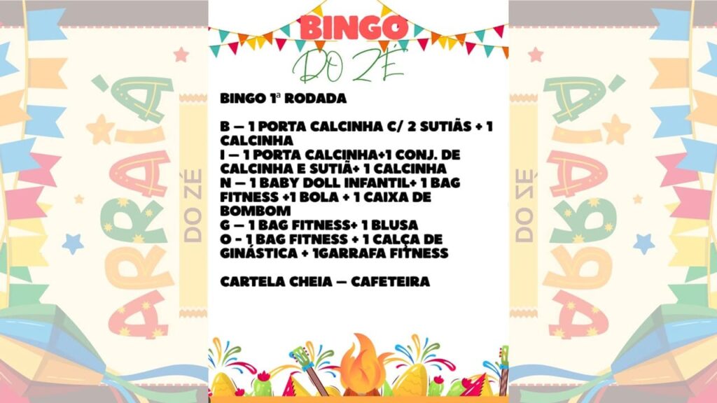 BINGO DO ZÉ 1