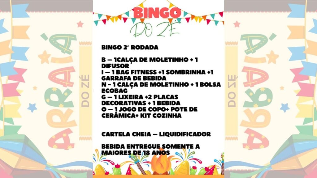 BINGO DO ZÉ 2