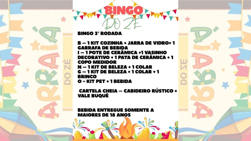 BINGO DO ZÉ 3