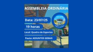 ASSEMBLEIA ORDINÁRIA AMASPS 23/07/2025
