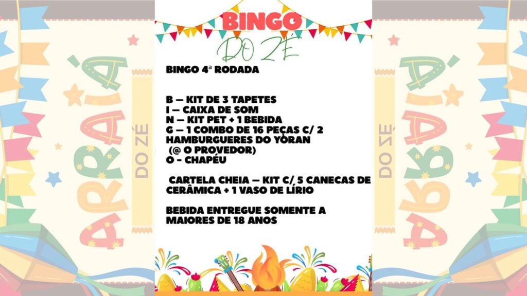 BINGO DO ZÉ 4