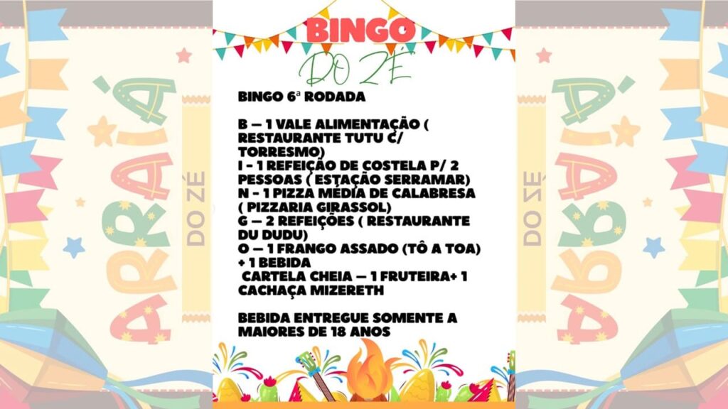 BINGO DO ZÉ 6