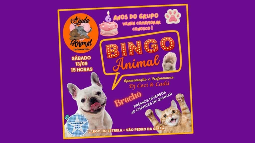 BINGO ANIMAL 13/09/2025