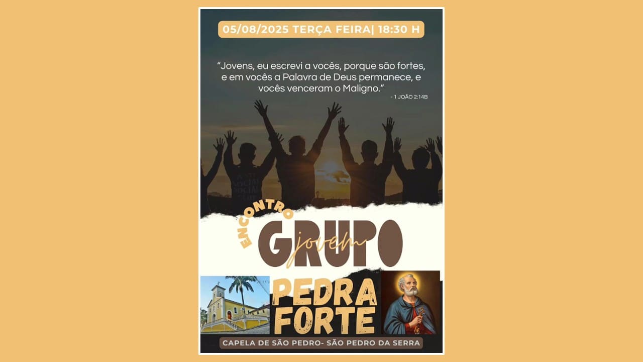 ENCONTRO DE JOVEM 05/08/2025