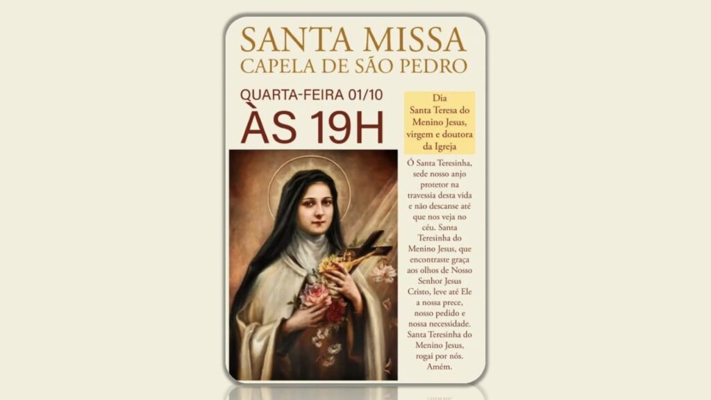 SANTA MISSA 01/10/2025