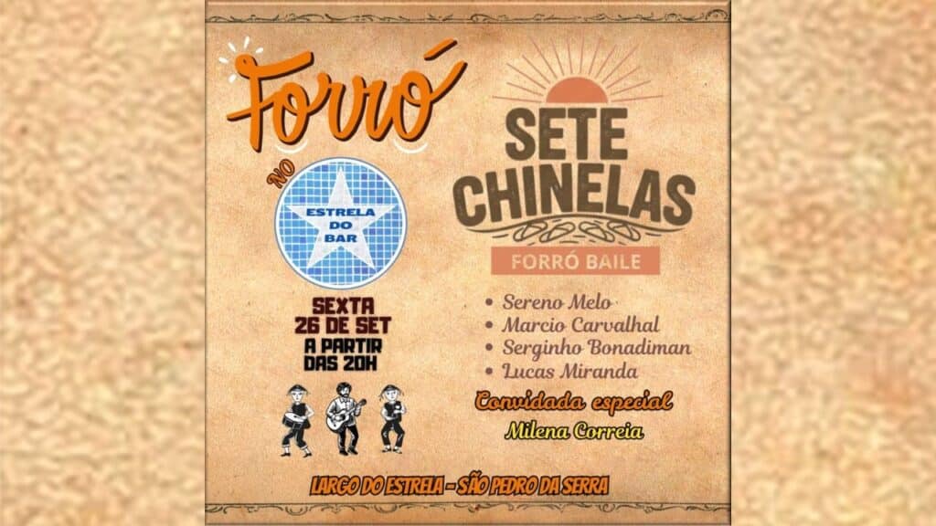 SETE CHINELAS 26/09/2025