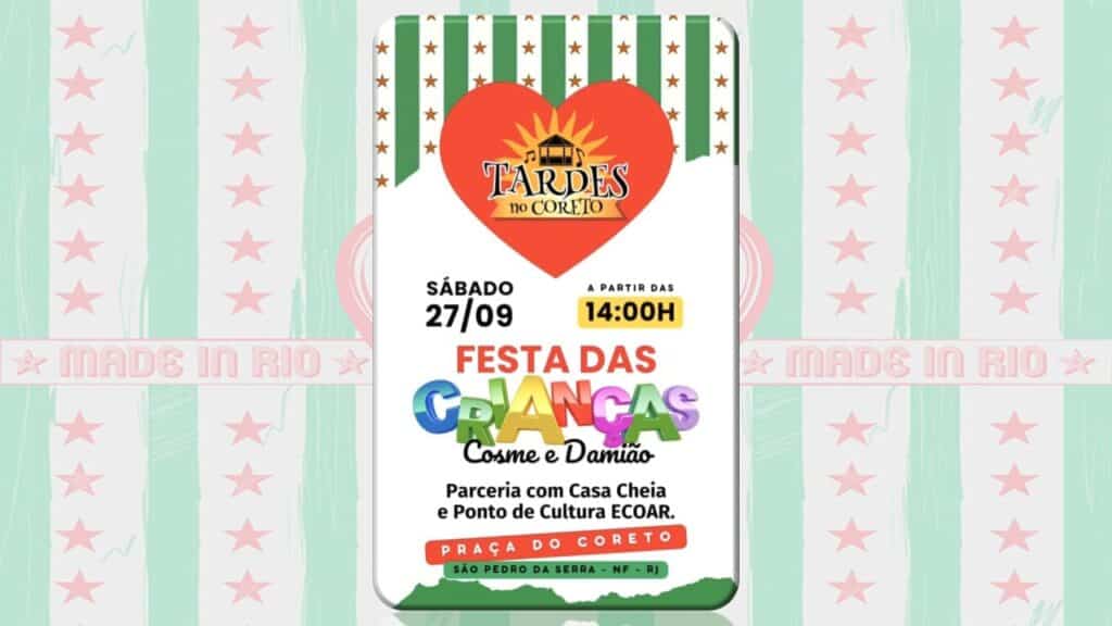 TARDES NO CORETO CRIANÇA 27/09/2025