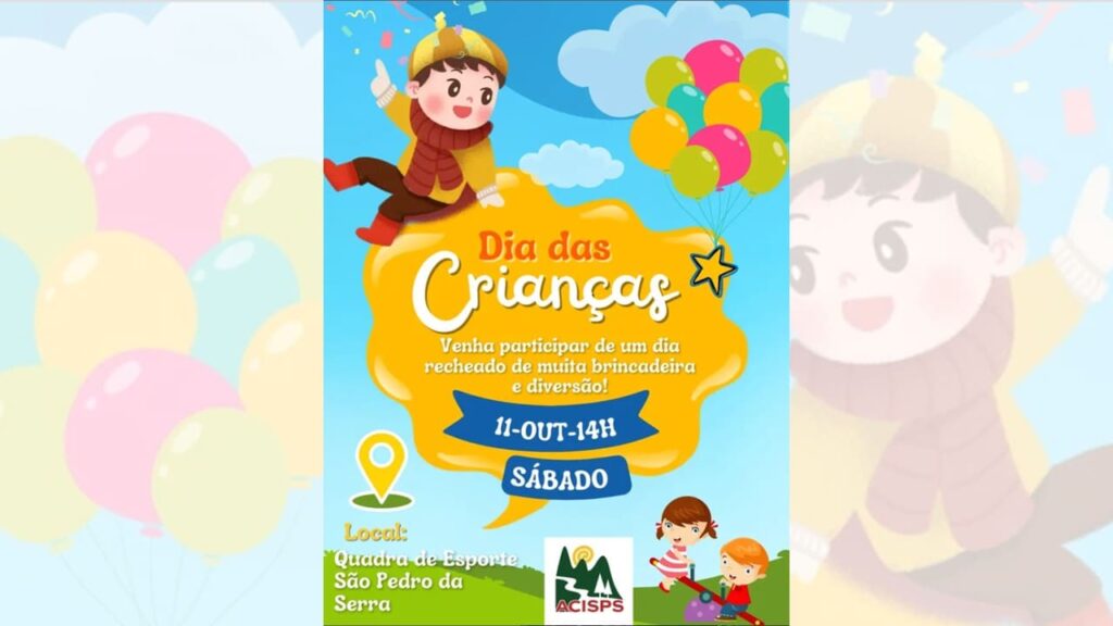 DIA DAS CRIANÇAS 2025 11/10/2025