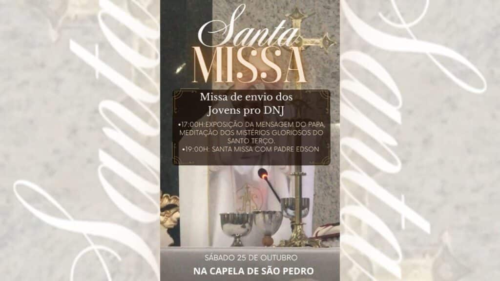 SANTA MISSA 25/10/2025
