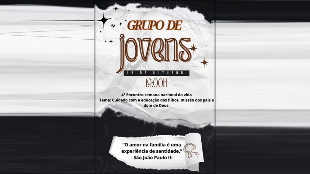 ENCONTRO DE JOVENS 15/10/2025