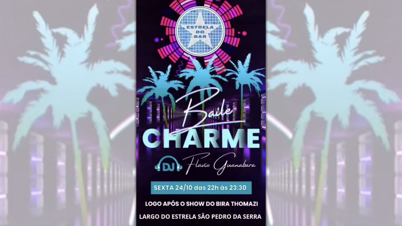 BAILE CHARME 24/10/2025