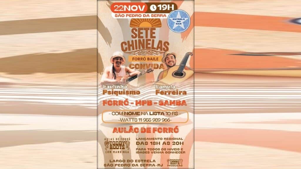 SETE CHINELAS 22/11/2025
