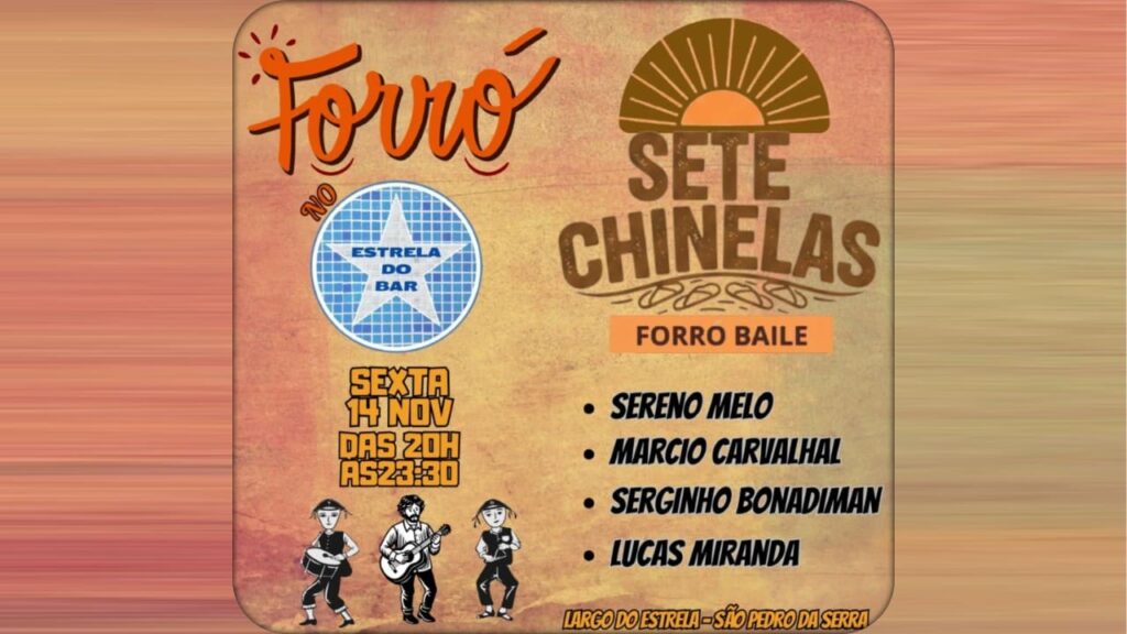 FORRÓ SETE CHINELAS 14/11/2025