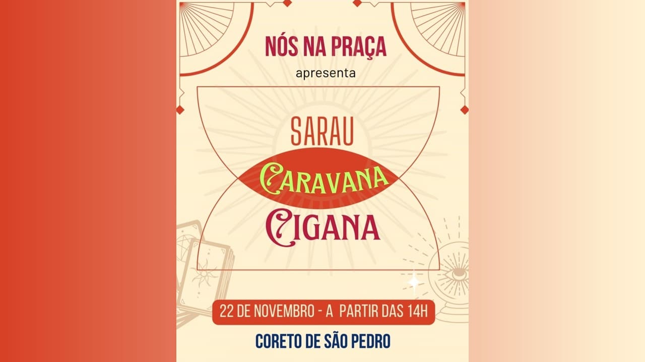SARAU CARAVANA CIGANA 22/11/2025