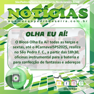 Oficinas Bloco Olha Eu Aí! 24/01/2025