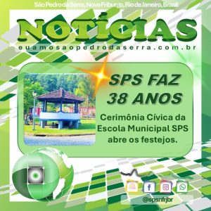 SÃO PEDRO DA SERRA FAZ 38 ANOS 