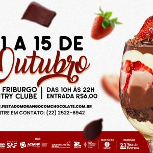 Festa do Morango com chocolate