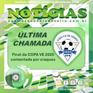 CHAMADA FINAL COPA VE 2025 26/04/2025