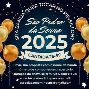 SUA BANDA NO RÉVEILLON 2025
